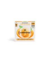 Load image into Gallery viewer, waterdrop® - Iced Tea 12pk - Daily Hydration Cubes (Case of 10): Peach Iced Tea
