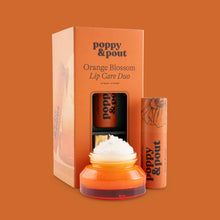 Load image into Gallery viewer, Poppy & Pout - Lip Care Duo, Orange Blossom