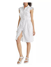 Load image into Gallery viewer, French Connection Women's Duna Lawn Embroidery Dress, XXS, White