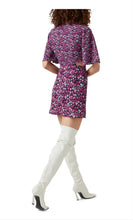 Load image into Gallery viewer, French Connection Women's Floral Cutout Dress, Purple, Size 4