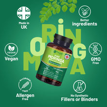 Load image into Gallery viewer, Prowise Healthcare - Pure Moringa 4000mg - 120 Vegan Capsules with Black Pepper