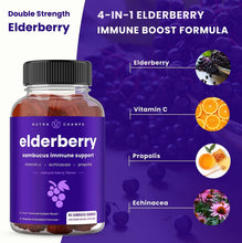 Load image into Gallery viewer, NutraChamps - Elderberry Gummies - Immunity Protection