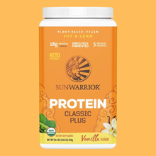 Load image into Gallery viewer, Sunwarrior - Classic Plus Vanilla - Pea & Chia Protein Powder: 375g