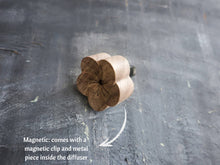 Load image into Gallery viewer, Plantish - Wooden Essential Oil Diffuser for Car | Incense Holder: Magnetic Clip + Incense Holder