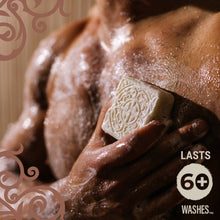 Load image into Gallery viewer, Viori Beauty - LIMITED Men's Body Scrub Bar | Aged Sandalwood