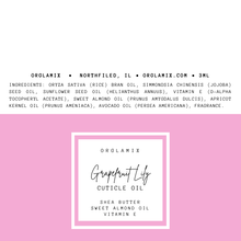 Load image into Gallery viewer, Orglamix - Cuticle Oil Pens | Strengthen Nails Manicure Nail Salon Spa: Grapefruit Lily