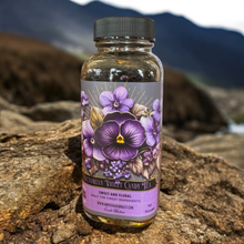 Load image into Gallery viewer, Montana Farmacy - Vintage Victorian Violet Candy Tea Candied French Tea in Jar