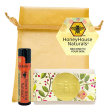 Load image into Gallery viewer, Honey House Naturals - Holiday Mini Soap & Lip Butter Gift Set - Individual : Citrus