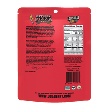 Load image into Gallery viewer, Louisville Foods - Vegan & Plant Based Pepperoni Pizza Jerky 3 oz: Single Bag