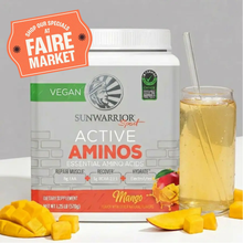 Load image into Gallery viewer, Sunwarrior - Mango Active Amino Powder Drink Mix - BCAA & EAA