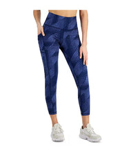 Load image into Gallery viewer, Ideology Women's Compression Geometric 7/8 Leggings (Indigo, XS)