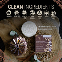 Load image into Gallery viewer, Viori Beauty - Men’s Shampoo Bar for Dry Hair & Scalp | Charred Patchouli