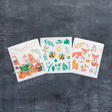 Load image into Gallery viewer, Plantish - Bees - Swedish Sponge Cloth