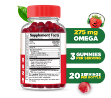 Load image into Gallery viewer, Lifeable - Lifeable - Kids Omega 3 Gummies, Fish Oil Alternative, 60 ct