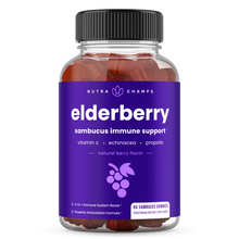 Load image into Gallery viewer, NutraChamps - Elderberry Gummies - Immunity Protection