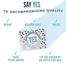 Load image into Gallery viewer, YES Bar® - Low Sugar Snack Bars - Black Sesame Sea Salt - Premium Real Food Snack Bar