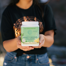 Load image into Gallery viewer, Sunwarrior - Beauty Greens Pina Colada Collagen Powder - Vegan, Soy-Free