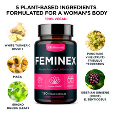 Load image into Gallery viewer, Excel Nutritionals LLC DBA Phi Naturals - Feminex Female Libido Enhancer: 1-Pack
