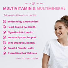 Load image into Gallery viewer, NutraChamps - Women's Multivitamin Gummies
