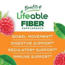 Load image into Gallery viewer, Lifeable - Lifeable Prebiotic Fiber 5g Supplement Gummies, Digestion: Berry Flavor / 60 Gummies