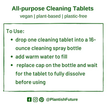 Load image into Gallery viewer, Plantish - All Purpose Cleaning Tablets: 6 Pack