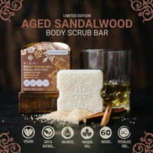 Load image into Gallery viewer, Viori Beauty - LIMITED Men's Body Scrub Bar | Aged Sandalwood