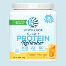 Load image into Gallery viewer, Sunwarrior - Clear Refresh Peach Mango Protein Powder - Barley Protein