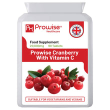 Load image into Gallery viewer, Prowise Healthcare - Double Strength Cranberry 20,000mg Added with Vitamin C