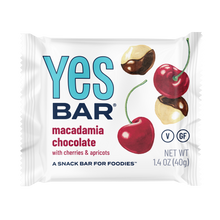 Load image into Gallery viewer, YES Bar® - Low Sugar Snack Bars - Macadamia Cherry Chocolate - Premium Real Food Snack Bar