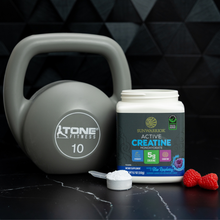 Load image into Gallery viewer, Sunwarrior - Blue Raspberry Active Creatine Drink Powder- Vegan, Soy-Free