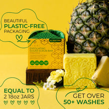 Load image into Gallery viewer, Viori Beauty - LIMITED Sugar Scrub Bar | Pineapple