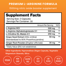 Load image into Gallery viewer, NutraChamps - L-Arginine | Energy, Blood Flow, Heart Health & Stamina