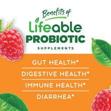 Load image into Gallery viewer, Lifeable - Lifeable Probiotics for Kids 2 Billion CFU Gummies: Berry Flavor / 60 Gummies