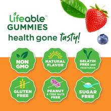 Load image into Gallery viewer, Lifeable - Lifeable Sugar Free Biotin for Kids 5,000 mcg Gummies: Raspberry Flavor / 60 Gummies
