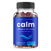 Load image into Gallery viewer, NutraChamps - Calm Gummies - Stress Reduction : 2 Pack