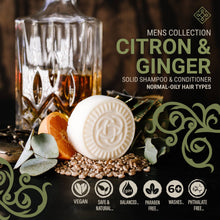 Load image into Gallery viewer, Viori Beauty - Viori Men’s Shampoo Bar for Oily Hair | Citron & Ginger