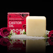 Load image into Gallery viewer, Viori Beauty - Castor Oil Conditioner Bar Ultra-Hydrating | Chamomile Rose