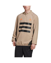 Load image into Gallery viewer, adidas Men's Woven Piste 3-Stripes Climawarm Soccer Jacket , Tan, M