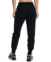 Load image into Gallery viewer, Under Armour Women's Rival Fleece Logo Joggers, Black, L