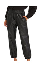 Load image into Gallery viewer, Sanctuary Neo Faux Leather Pull-On Joggers, Black, XS