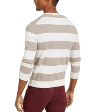 Load image into Gallery viewer, Tasso Elba Men's Rugby Boucle Crew Neck Lightweight Sweater, Brown, XL