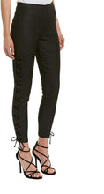 Load image into Gallery viewer, Cinq A Sept Women's Kiran Lace-Up Stretch Denim Skinny Pants, Black, 4 X 27