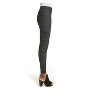 Load image into Gallery viewer, Cinq A Sept Women's Kiran Lace-Up Stretch Denim Skinny Pants, Black, 4 X 27