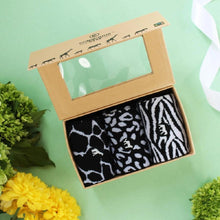 Load image into Gallery viewer, Conscious Step Unisex Protect Wild Animals Socks 3 Pairs, Multi, S