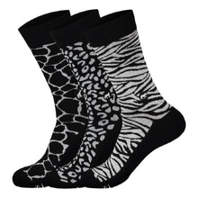 Load image into Gallery viewer, Conscious Step Unisex Protect Wild Animals Socks 3 Pairs, Multi, S