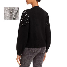Load image into Gallery viewer, Lucy Paris Women's Ryan Pearl Cardigan, Grey
