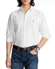 Load image into Gallery viewer, Polo Ralph Lauren Men's Classic Fit Oxford Shirt, White, L