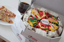 Load image into Gallery viewer, Belloago Pizza Cotton Socks Box 4 Pairs MIX Hawaii Italian Pepperoni