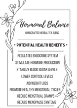Load image into Gallery viewer, Loveyenergy &amp; Blessings - Hormonal Balance Handcrafted Herbal Tea Blend
