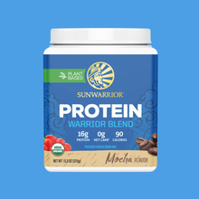 Load image into Gallery viewer, Sunwarrior - Warrior Blend Mocha Protein - Pea Protein Powder: 375g
